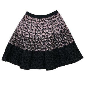 Red Valentino Skirt 38 US 4 Pink Black